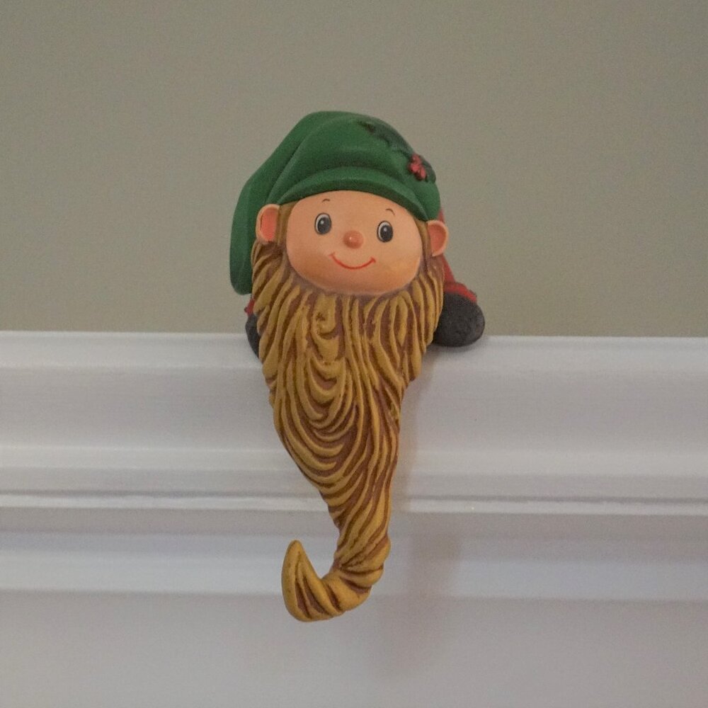 Vintage Hallmark Elf Stocking Holder